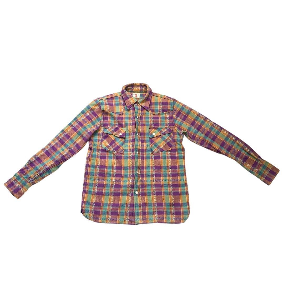 SAMURAI サムライ ネルシャツ Lサイズ M71114-2