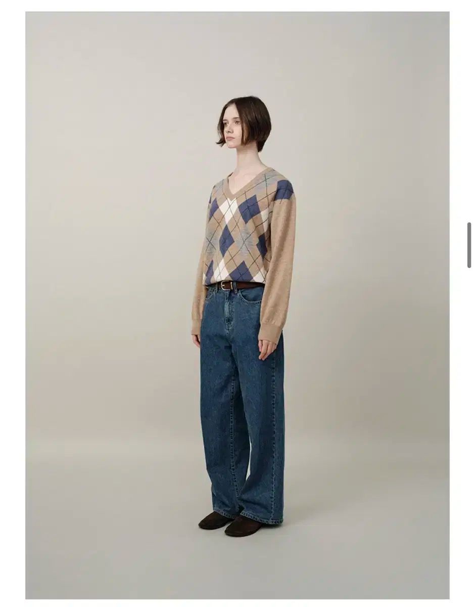 ニット ベージュ