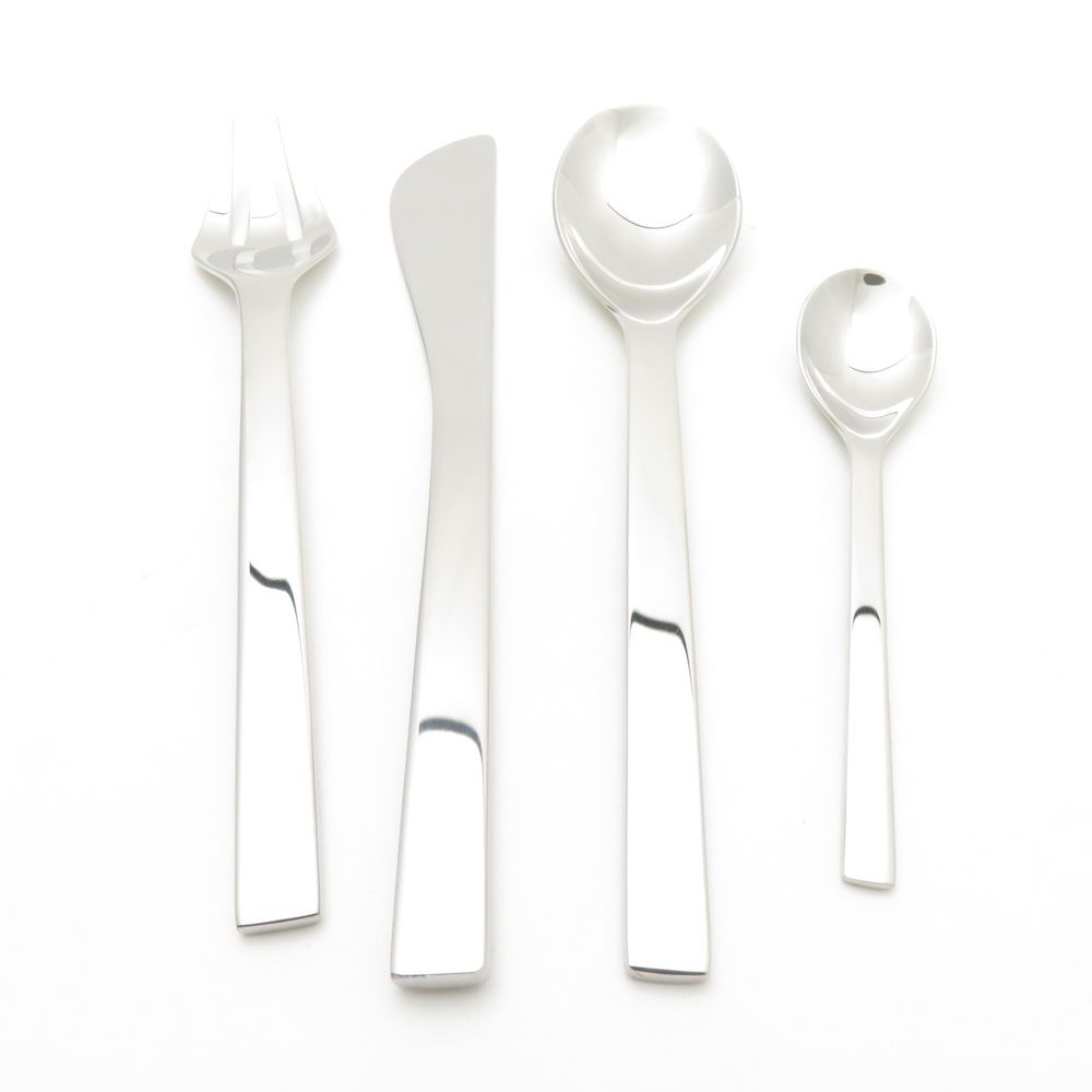 ALESSI アレッシィ Colombina テーブルフォーク スプーン ナイフ コーヒースプーン 24点 ステンレス カトラリーセット SC9398Z