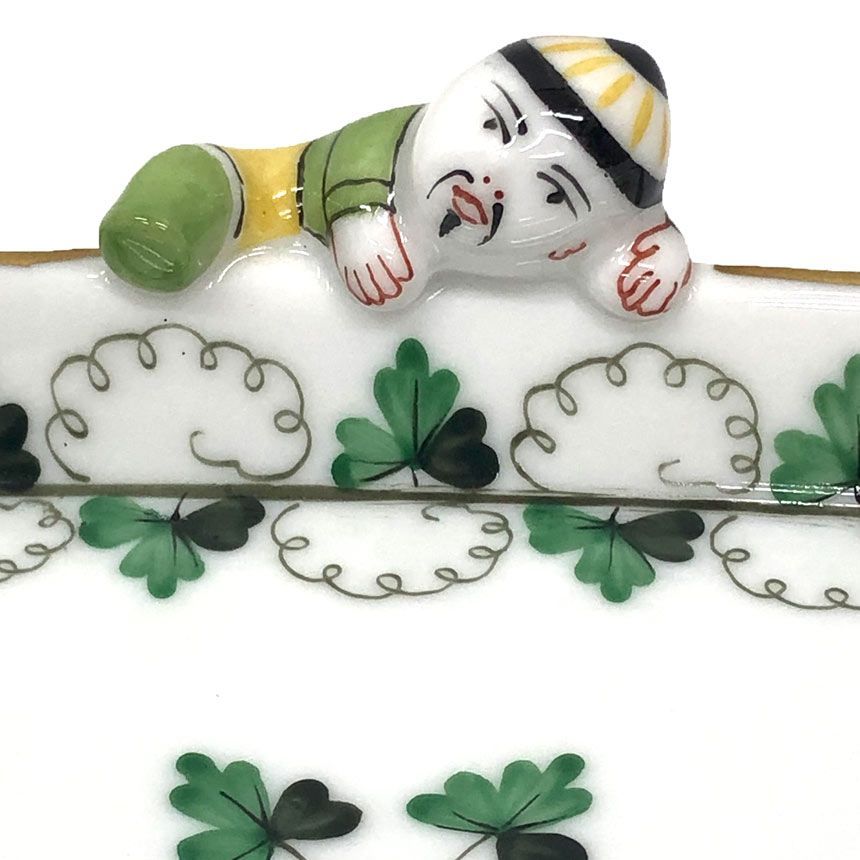 Herend ヘレンド マンダリン トレー ヨジノボリ パセリ 小物入れ 置物 オブジェ おじ aq12211