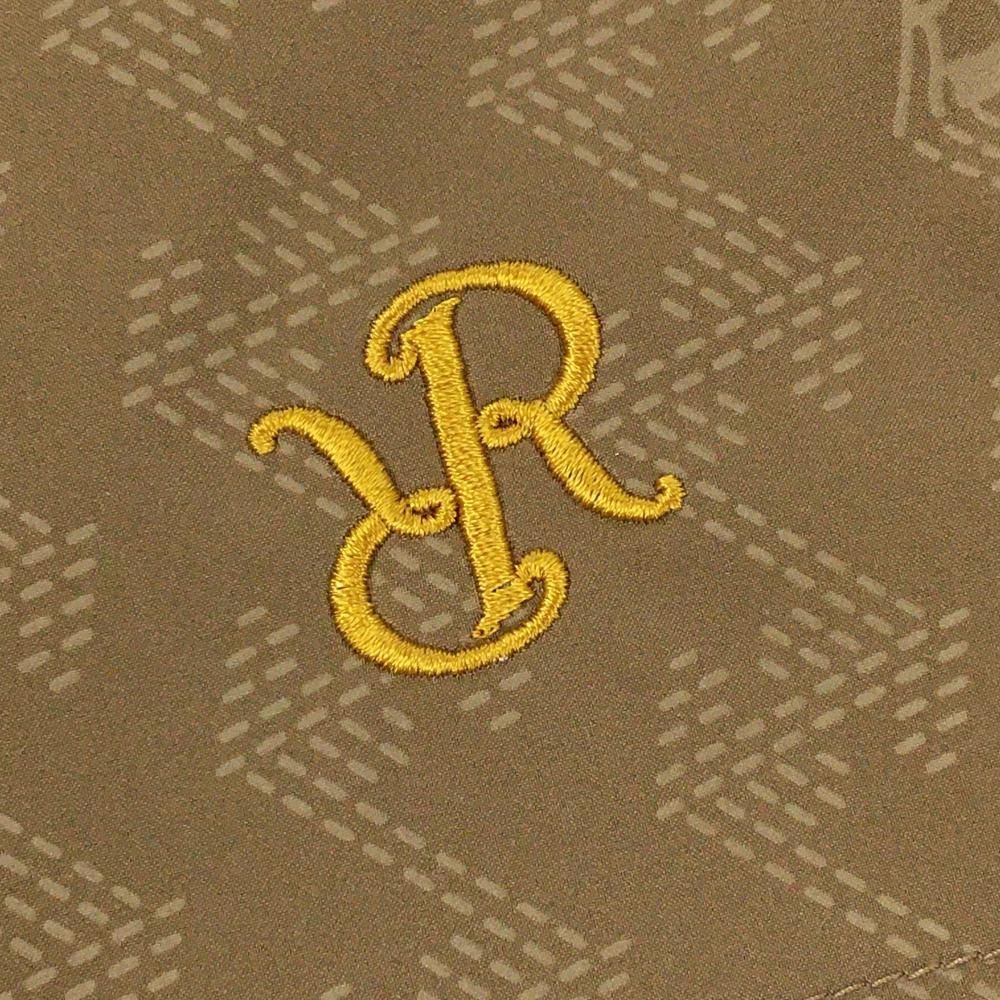  超 レザレクション フード付中綿ジャケット ブラウン 地模様 レディース S ゴルフウェア Resurrection ジャケット レディースウェア