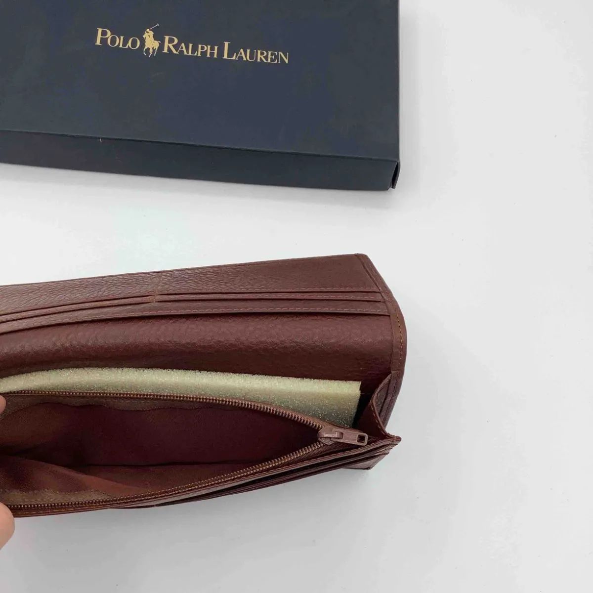 専用 LAUREN ブラウン 長財布 ローレンラルフローレン LAUREN RALPH