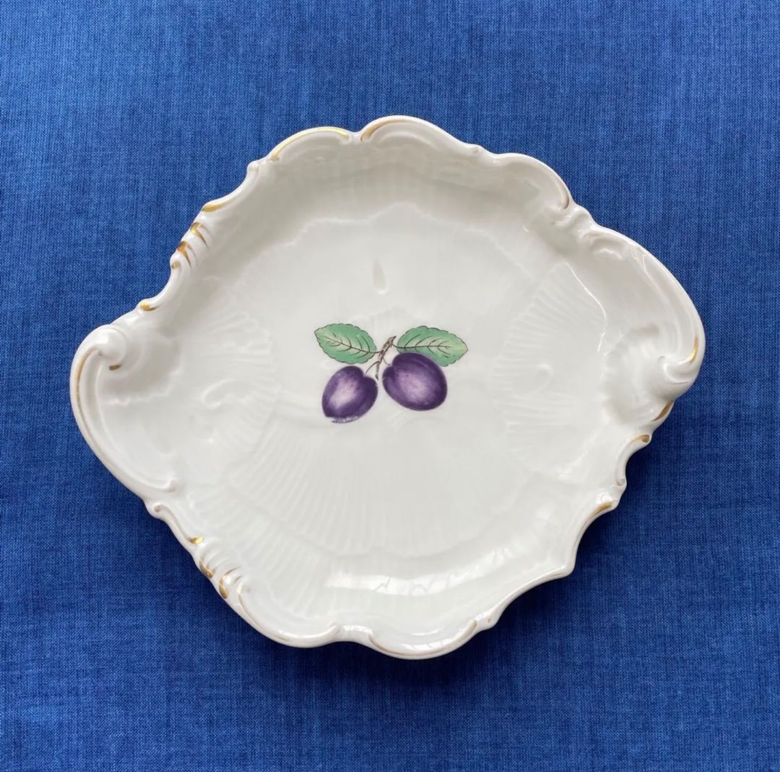 リチャードジノリ ボンジョルノ プルーン シェルディッシュ 盛皿