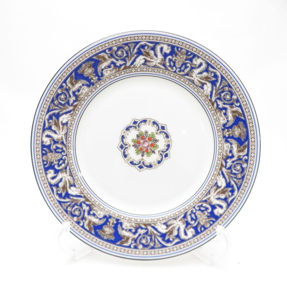 WEDGWOOD ウェッジウッド フロレンティーン マリン 中皿 20cmプレート 電子レンジ 食洗機可 SC9459B2