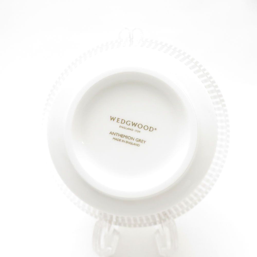 WEDGWOOD ウェッジウッド アンセミオン グレイ ボウル 14cmプレート 深皿 ディープ SC9458B2