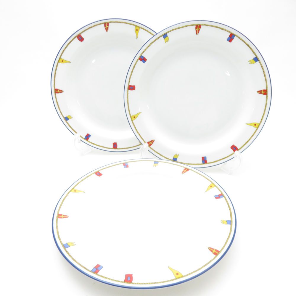 リチャードジノリクリッパース、計5.スープカプ皿2脚組深皿プレート1枚 リチャードジノリクリッパース、計5.スープカプ皿2脚組深皿プレート1枚