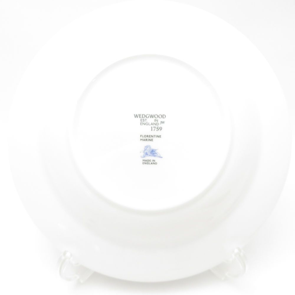 WEDGWOOD ウェッジウッド フロレンティーンマリン 中皿 23cmプレート SY13447J1