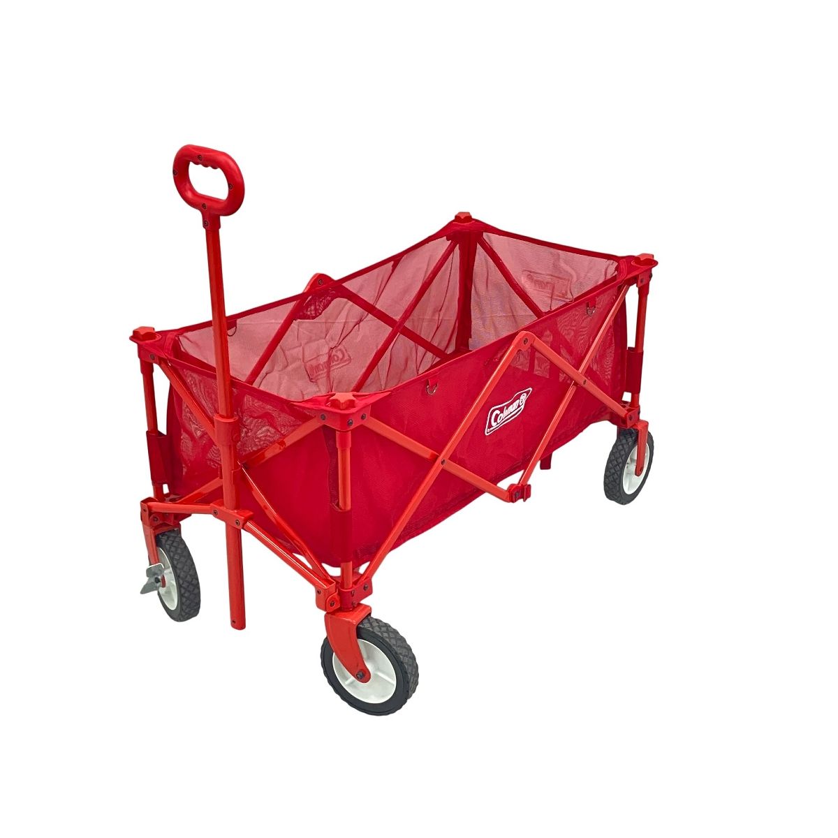 Coleman コールマン アウトドアワゴン メッシュ キャリーワゴン キャリーカート 折りたたみ式 キャンプ レジャー O10607438