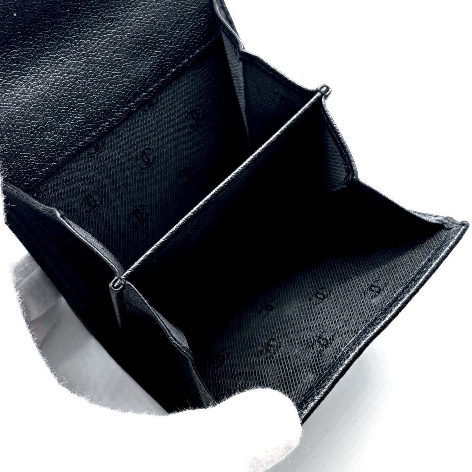 極美品✨】シャネル 財布 ココボタン Wホック 三つ折 - メルカリ