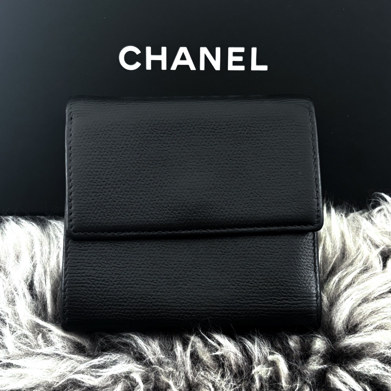 【超極美品✨】シャネル 財布 ココボタン Wホック 三つ折 極美品✨】シャネル 財布 ココボタン Wホック 三つ折 - メルカリ