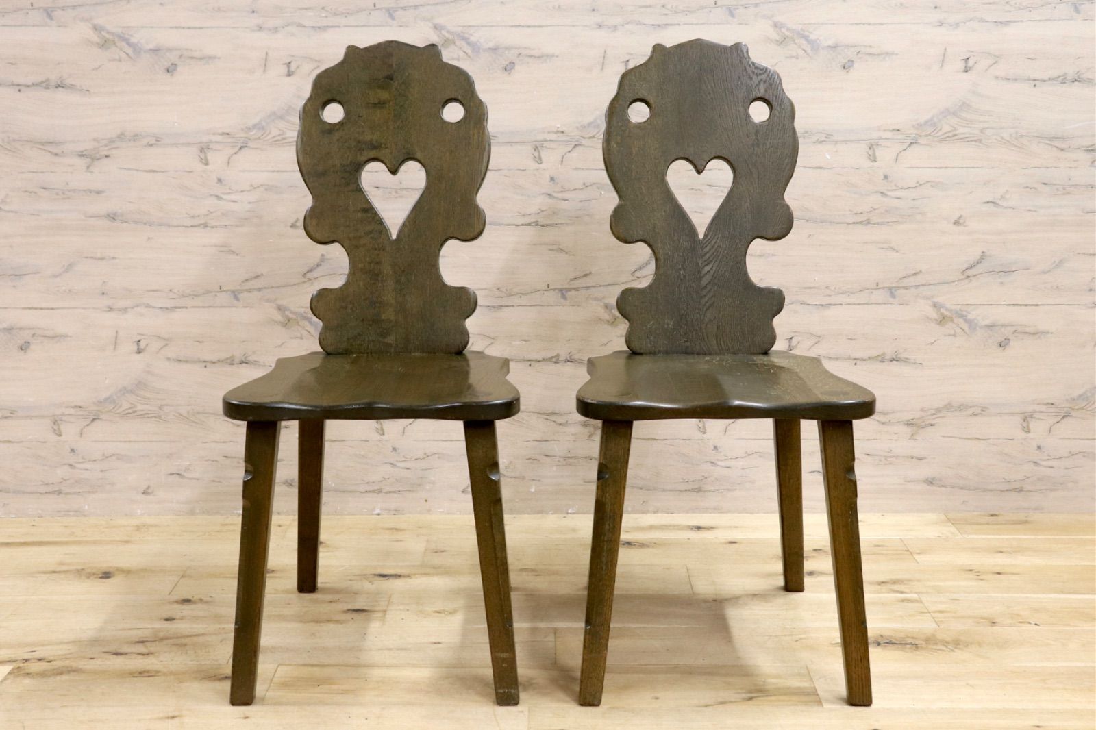 みかんさま専用ページ♡カントリーハート　チェア　4脚のうち2脚分② みかんさま専用ページ♡カントリーハート チェア 4脚のうち2脚分②