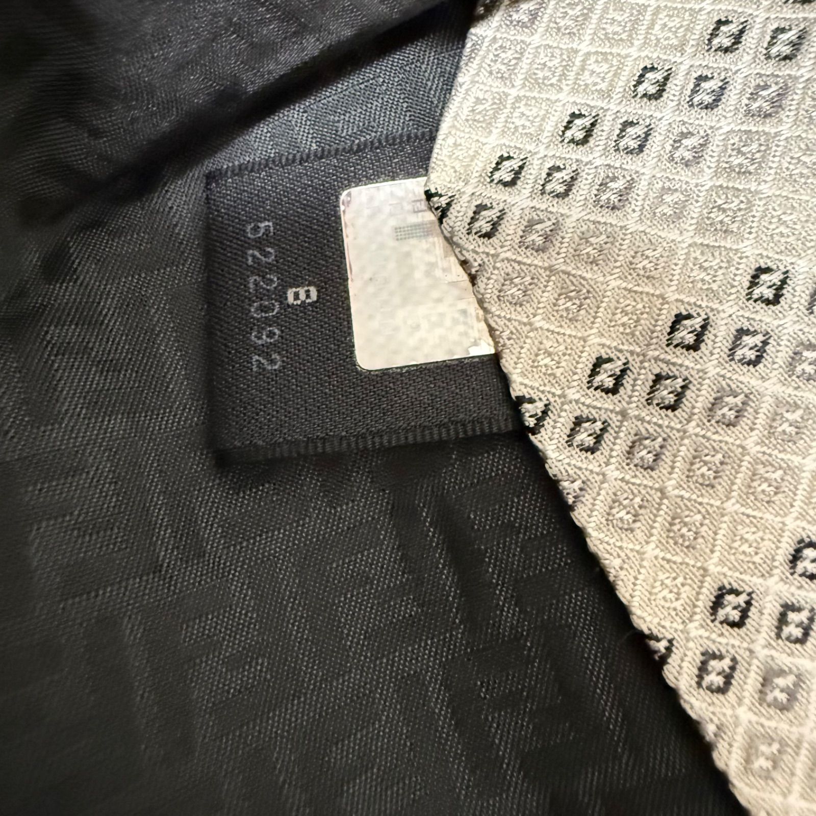 ✨極美品✨】FENDI フェンディ ネクタイ ズッカ FF柄 ストライプ 結婚