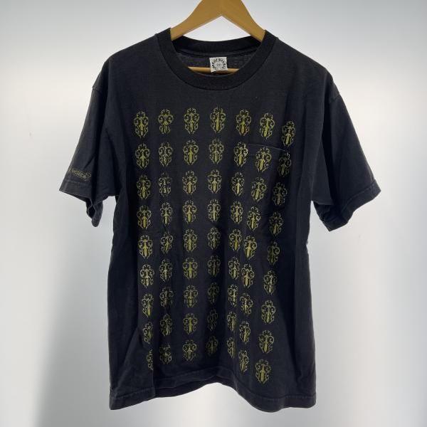 【】CHROME HEARTS ダガープリントTシャツ ブラック サイズL クロムハーツ[19]