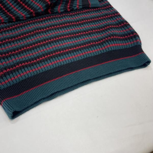 Christian Dior マルチカラーボーダーニット サイズM クリスチャン