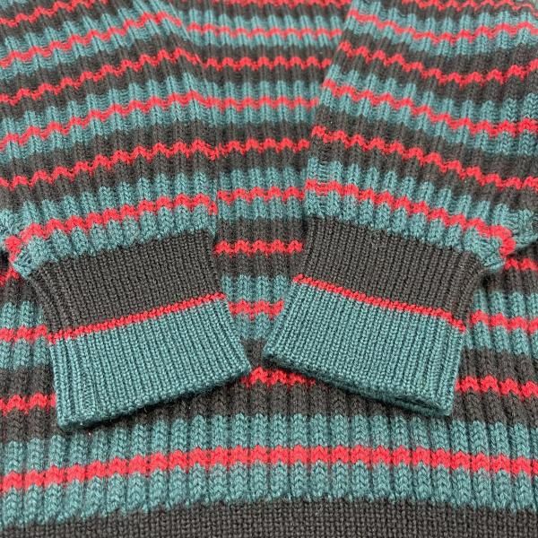 Christian Dior マルチカラーボーダーニット サイズM クリスチャン