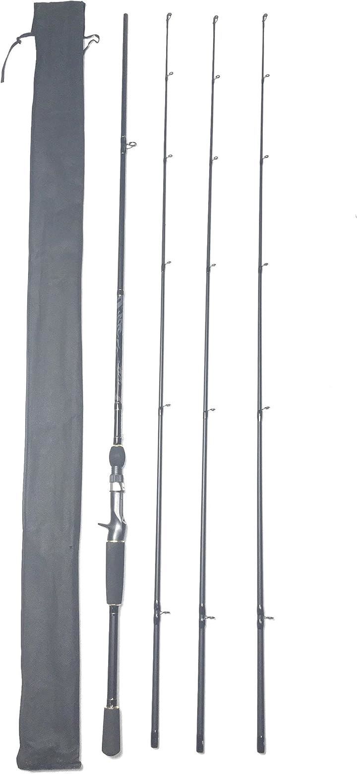 store 3種類 ML MHが使える EVA 8フィート ベイトロッド2ピース ルアーロッド バスロッド シーバスロッド ベイトフィネスロッド ロックフィッシュロッド マゴチ ブラック EVA 8ftベイトロッド2ピース ML M