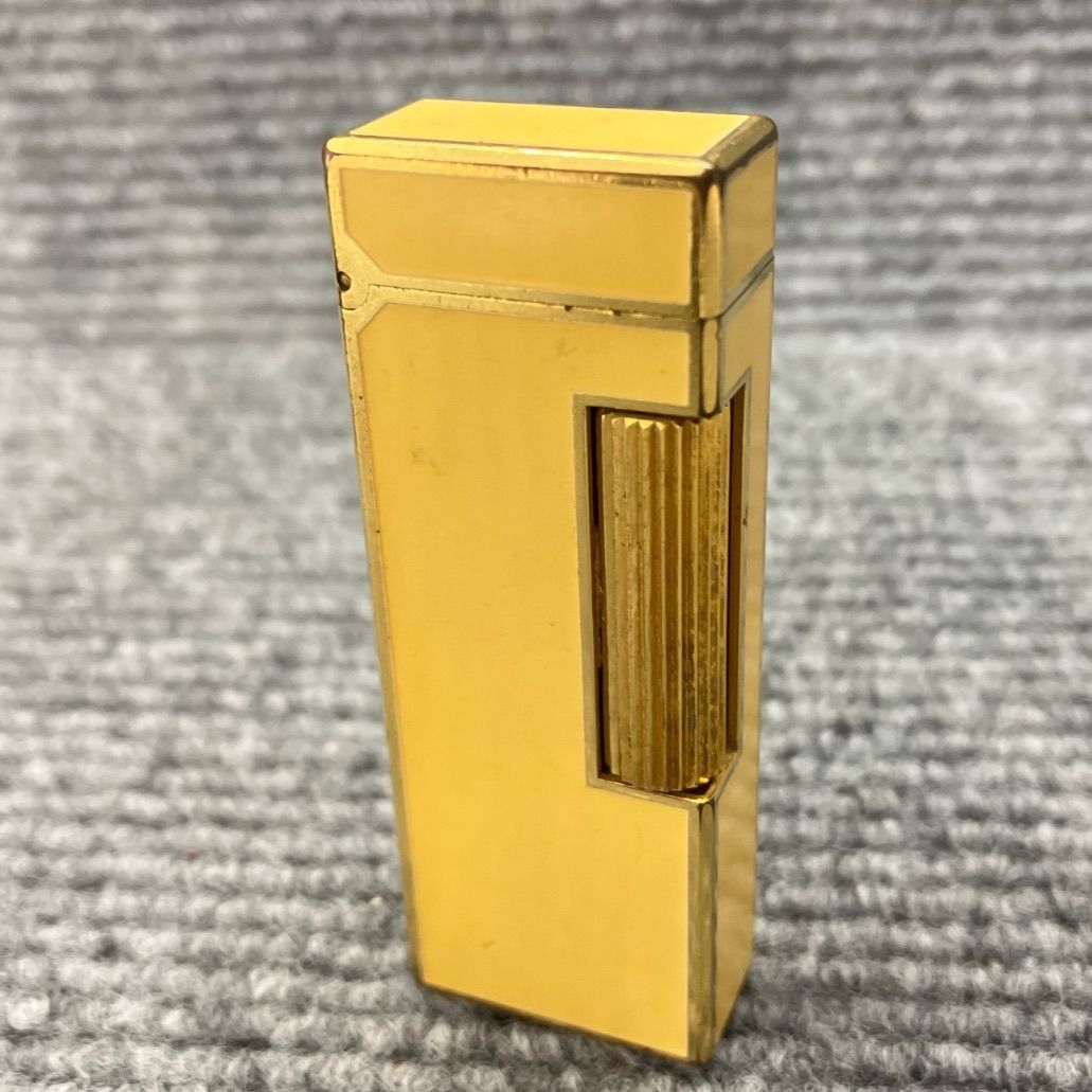 dunhill ダンヒル ガスライター ローラー式 ブラック × ゴールド 2026