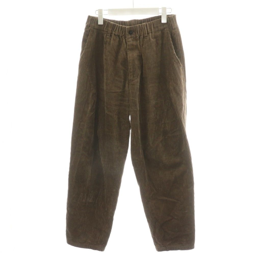 ババグーリ Babaghuri イージーパンツ コーデュロイ 茶 ブラウン J0534FPM924M AN2