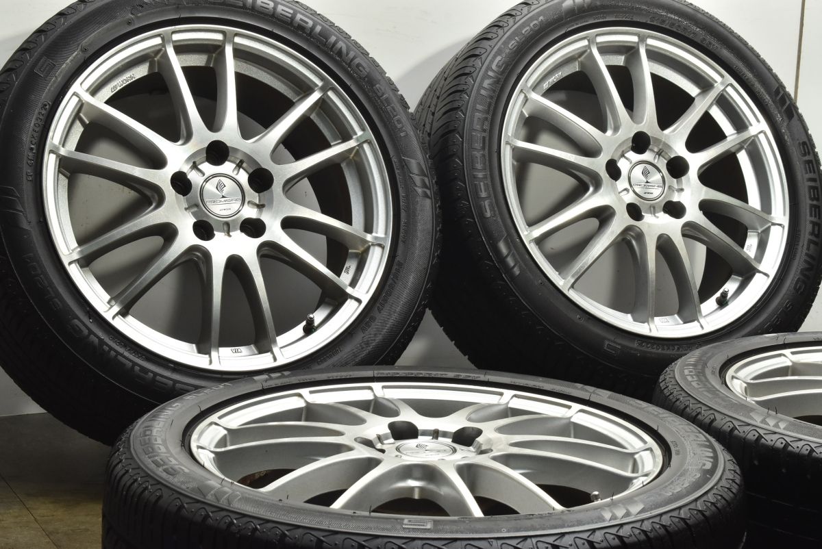 ホイールのみ販売 WORK 17 in 7 J 48 PCD 114 3 215 50 R レヴォーグ SK フォレスター プリウスα ノア ヴォクシー ワーク