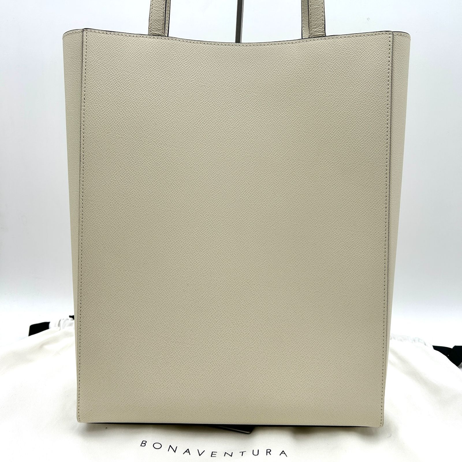ボナベンチュラ ノブレッサ トートバッグ レザー ホワイト ブランドバッグ 通勤通学 レディース
