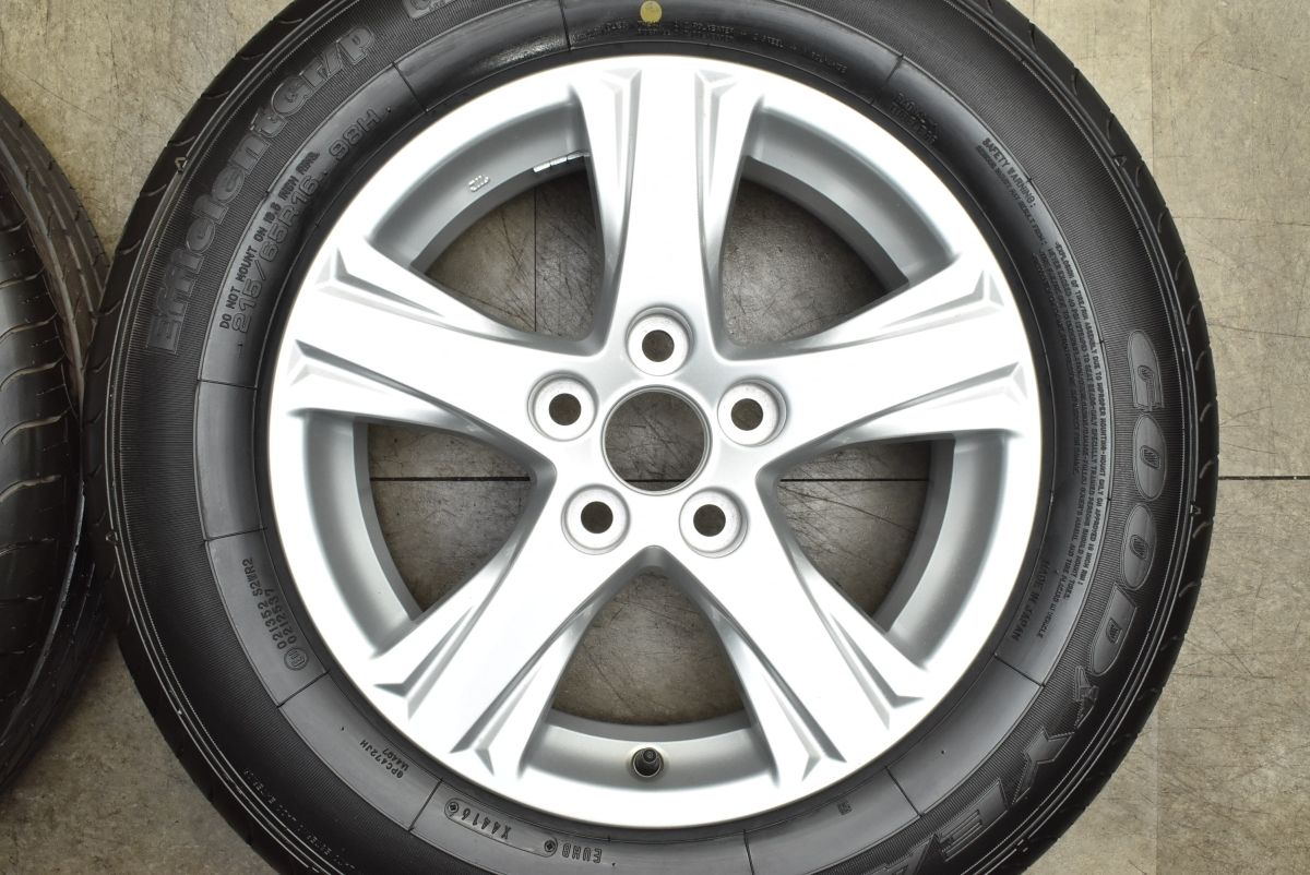 215/65r16 アルファード新車外し 4本セット 新車外し バリ溝 美品】トヨタ 30 アルファード ヴェルファイア 純正