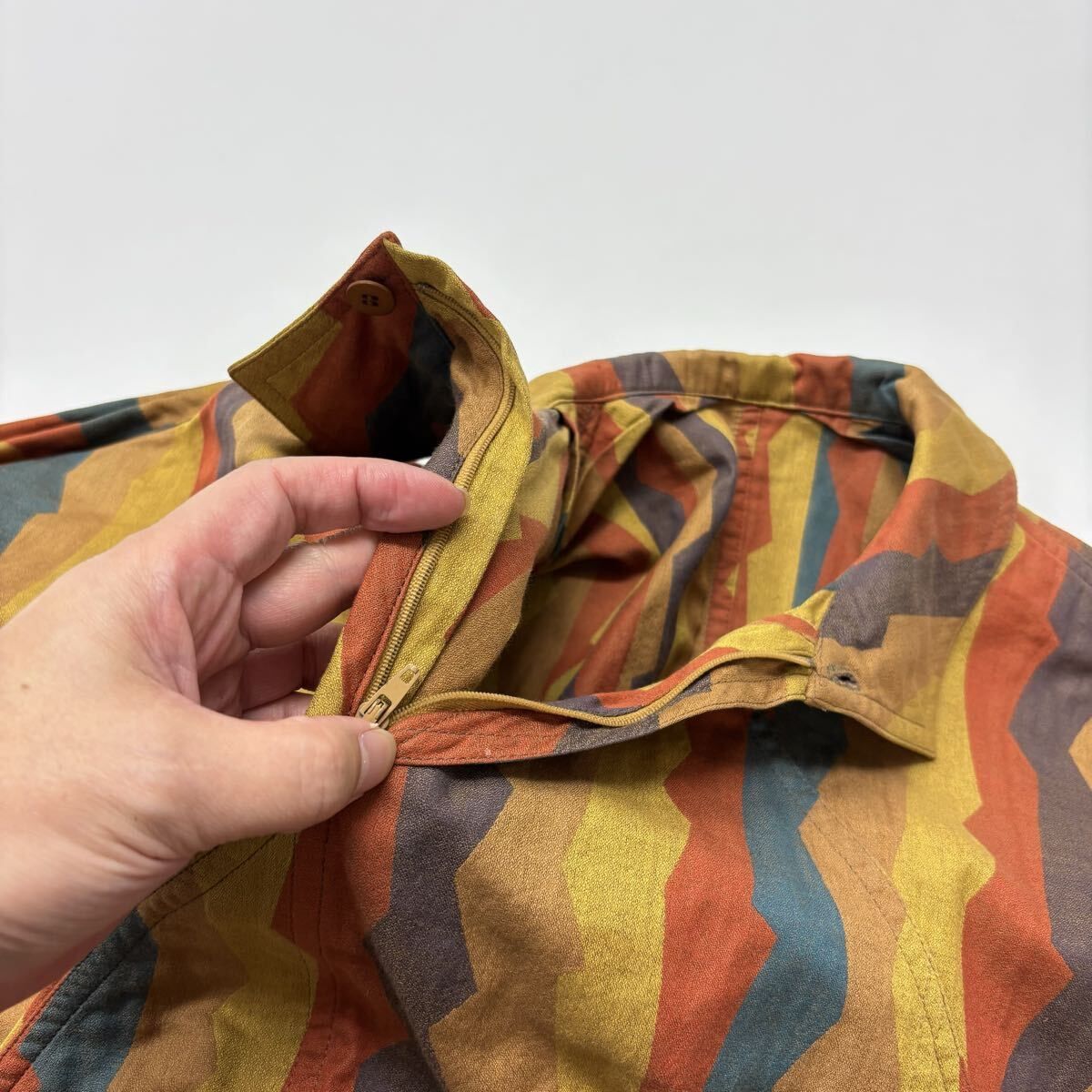 JURGEN LEHL　ヨーガンレール　チャイナシャツ　ラグラン袖 Vintage JURGEN LEHL ヴィンテージ ヨーガンレール サイケデリック