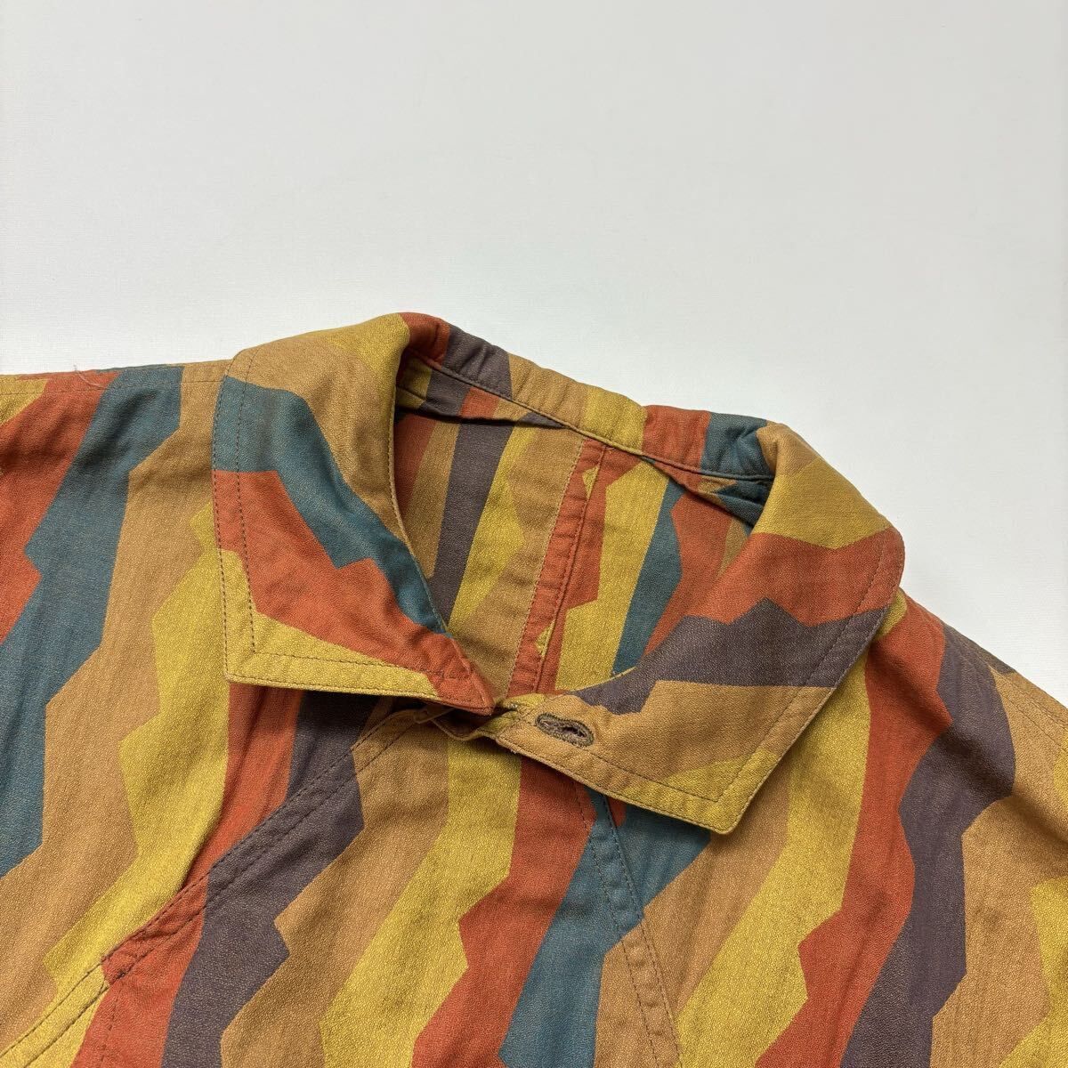 JURGEN LEHL　ヨーガンレール　チャイナシャツ　ラグラン袖 ヨーガンレール JURGEN LEHL シルク ダウンコート チャイナボタン