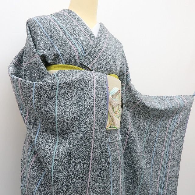 小紋 手縫い仕立て