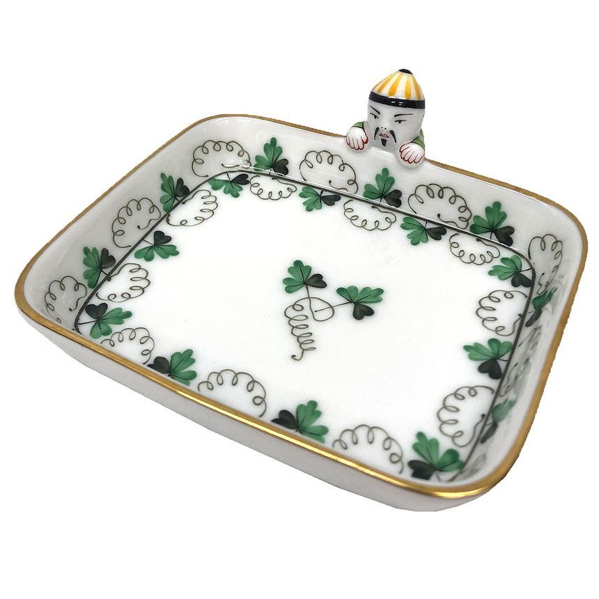 ヘレンド マンダリン　トレイ Herend ヘレンド マンダリン トレー ナカノゾキ パセリ 小物入れ 置物