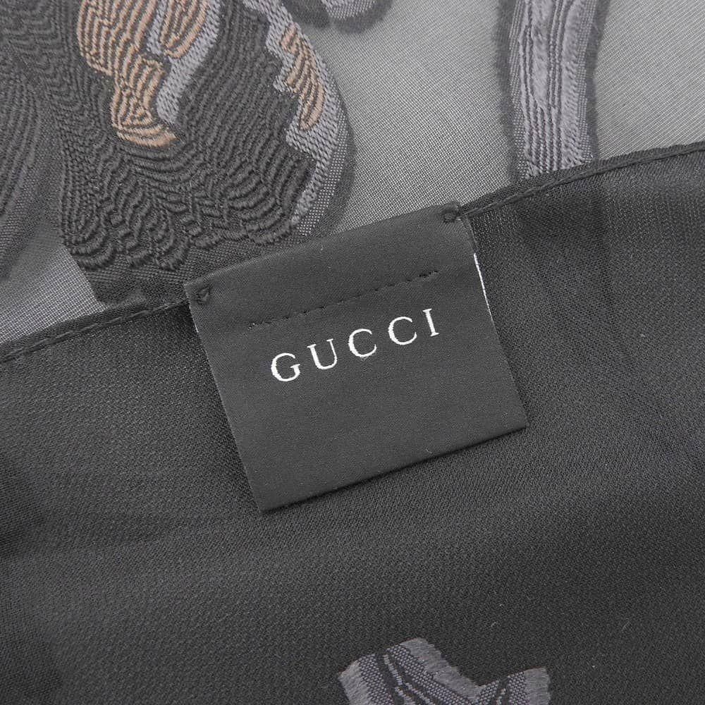 超美品 グッチ GUCCI レアアイテム フローラル ジャガード シースルー  