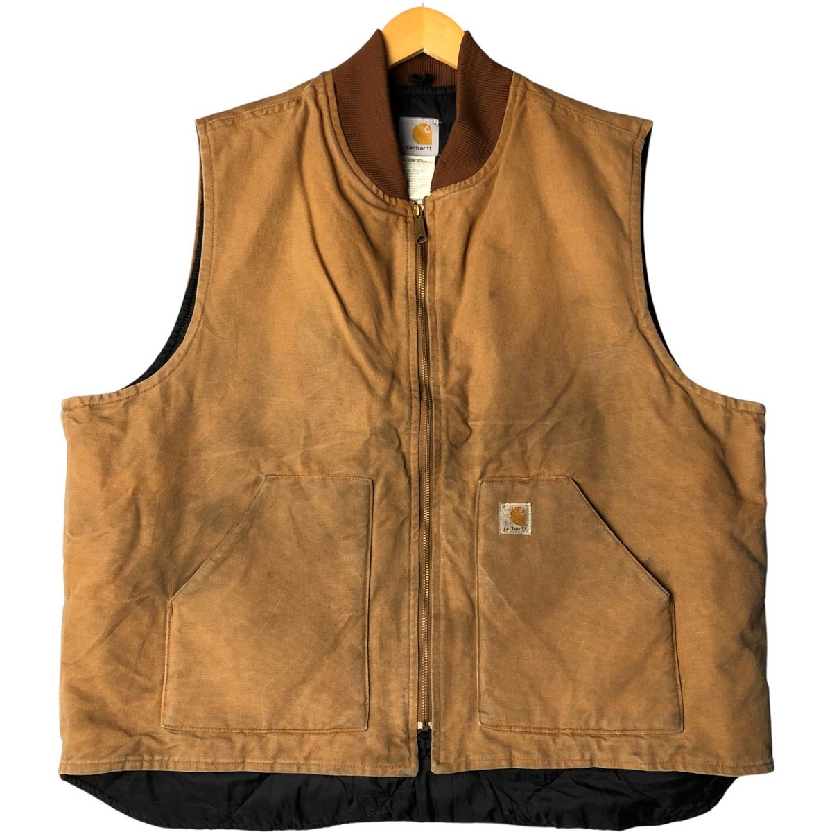 古着 00年代 カーハート Carhartt クラシックベスト 中綿入り ダックベスト メンズXXL相当 eaa593861