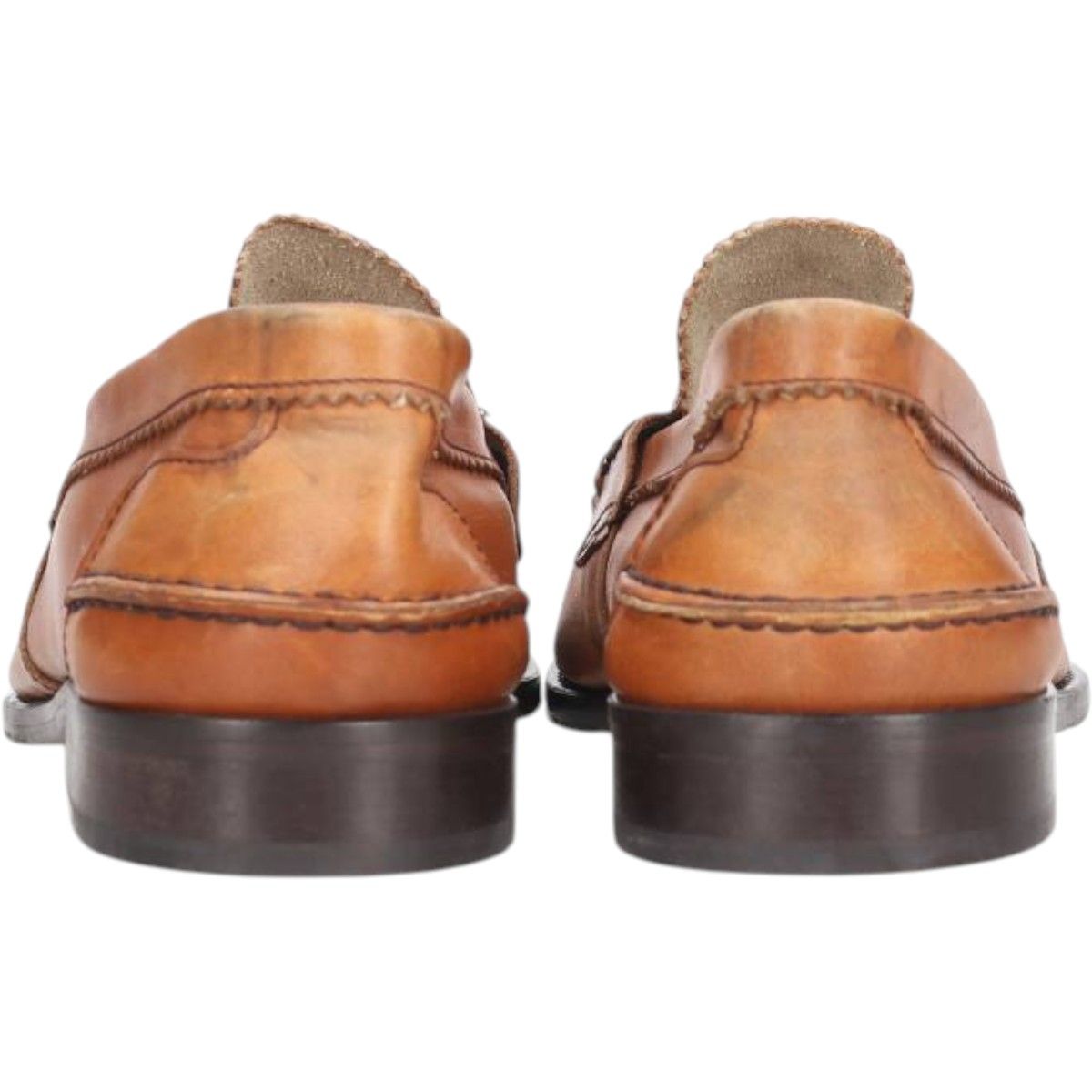  古着 アッパーシューズ UPPER SHOES コインローファー イタリア製 43 メンズ26 5 cm相当 saa 015158 デッキシューズ 靴