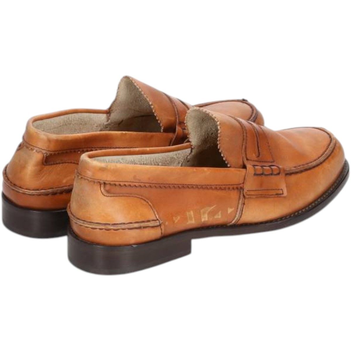 古着 アッパーシューズ UPPER SHOES コインローファー イタリア製 43 メンズ26.5cm相当 saa015158