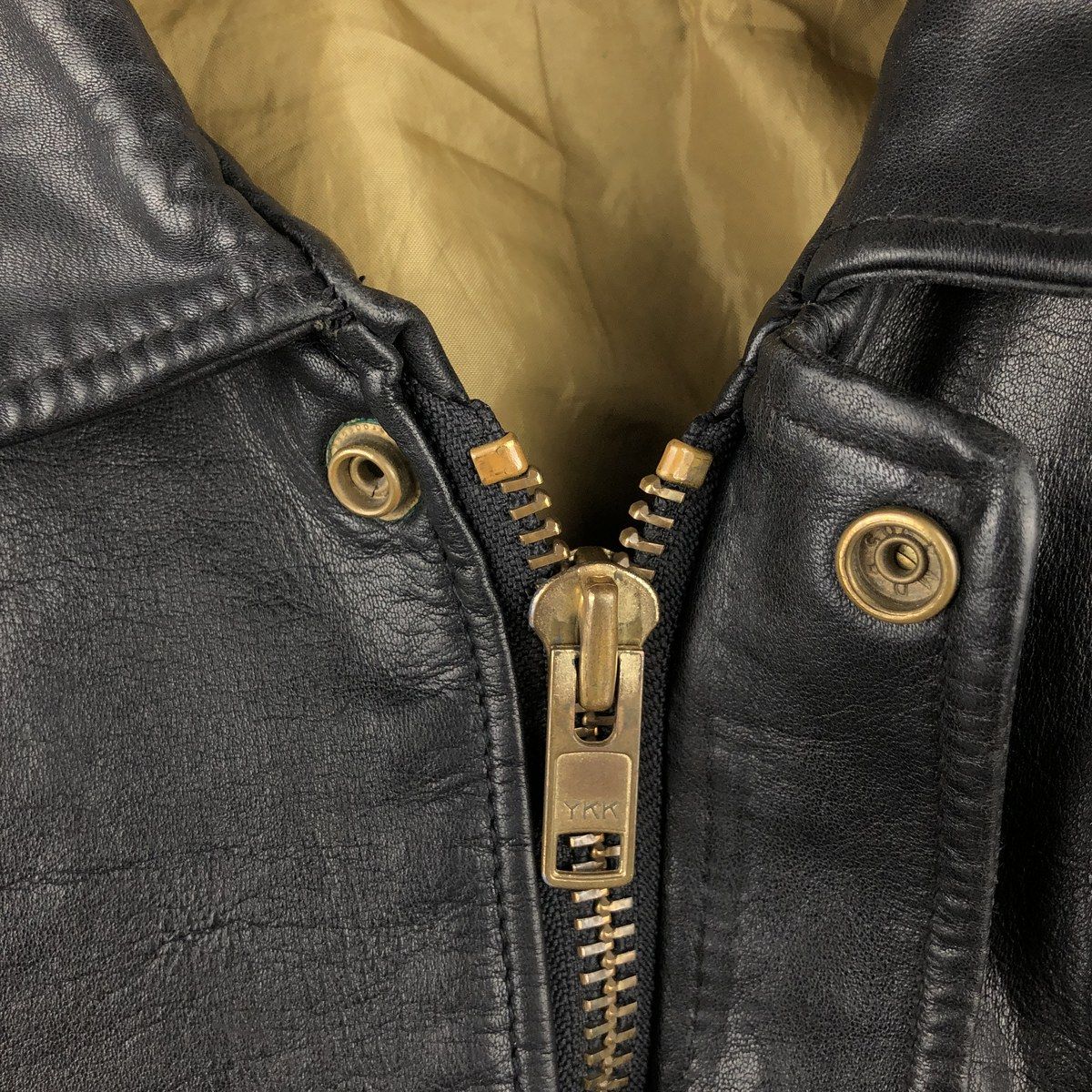 古着 A-2タイプ レザーフライトジャケット メンズL相当/eaa551436 