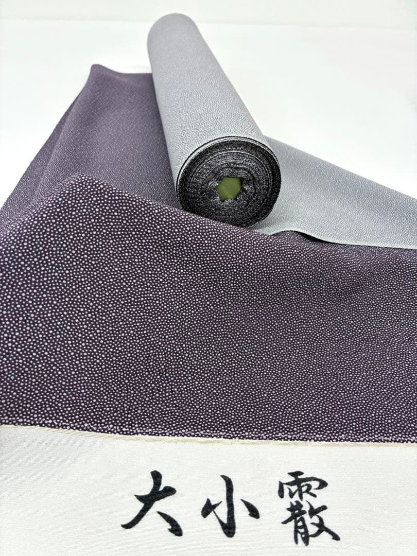 江戸小紋 丹後ちりめん 大小霰 反物 正絹 O 118