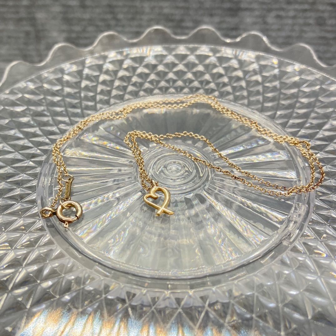 Tiffany ティファニー ネックレス ラビングハート シルバー 2743