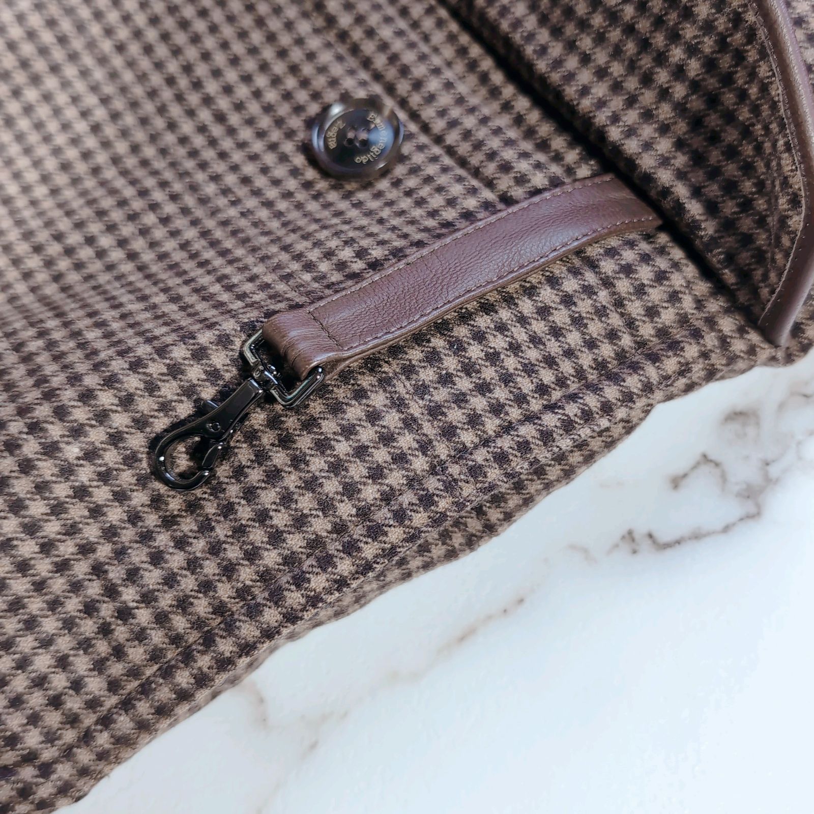 ショルダースエード キルティングベスト