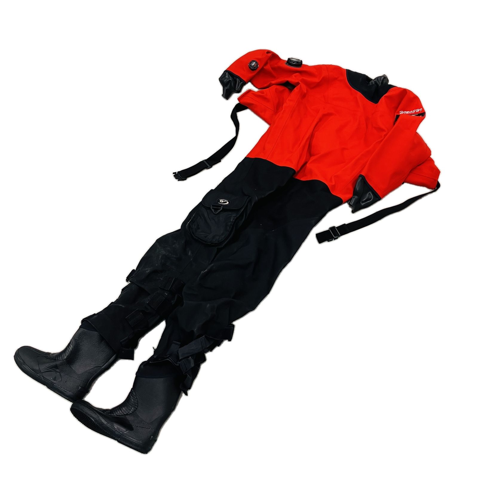 ワールドダイブ ダイビング シェルドライスーツ IC 7200 サイズ不明 バッグ付き