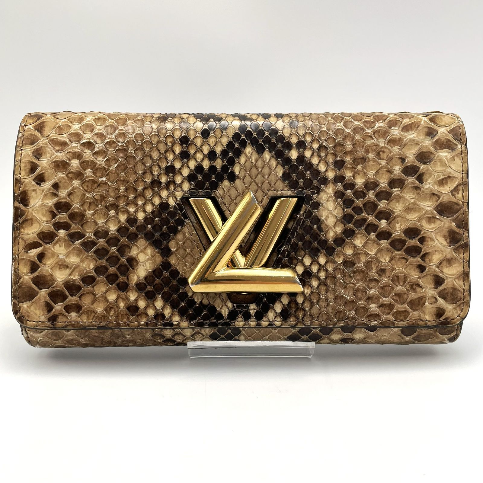 LOUIS VUITTON ルイヴィトン ポルトフォイユ ツイスト パイソン 二