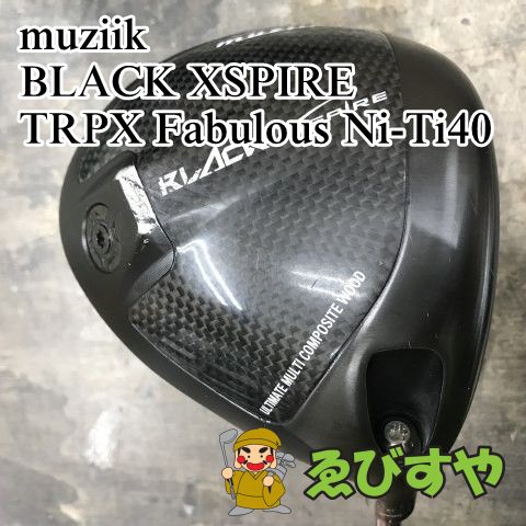 狭山 ドライバー ムジーク BLACK XSPIRE TRPX Fabulous Ni-Ti40 S 10.5 0793