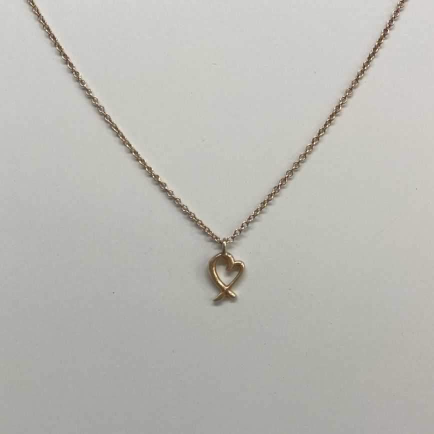 Tiffany ティファニー ネックレス ラビングハート シルバー 2743