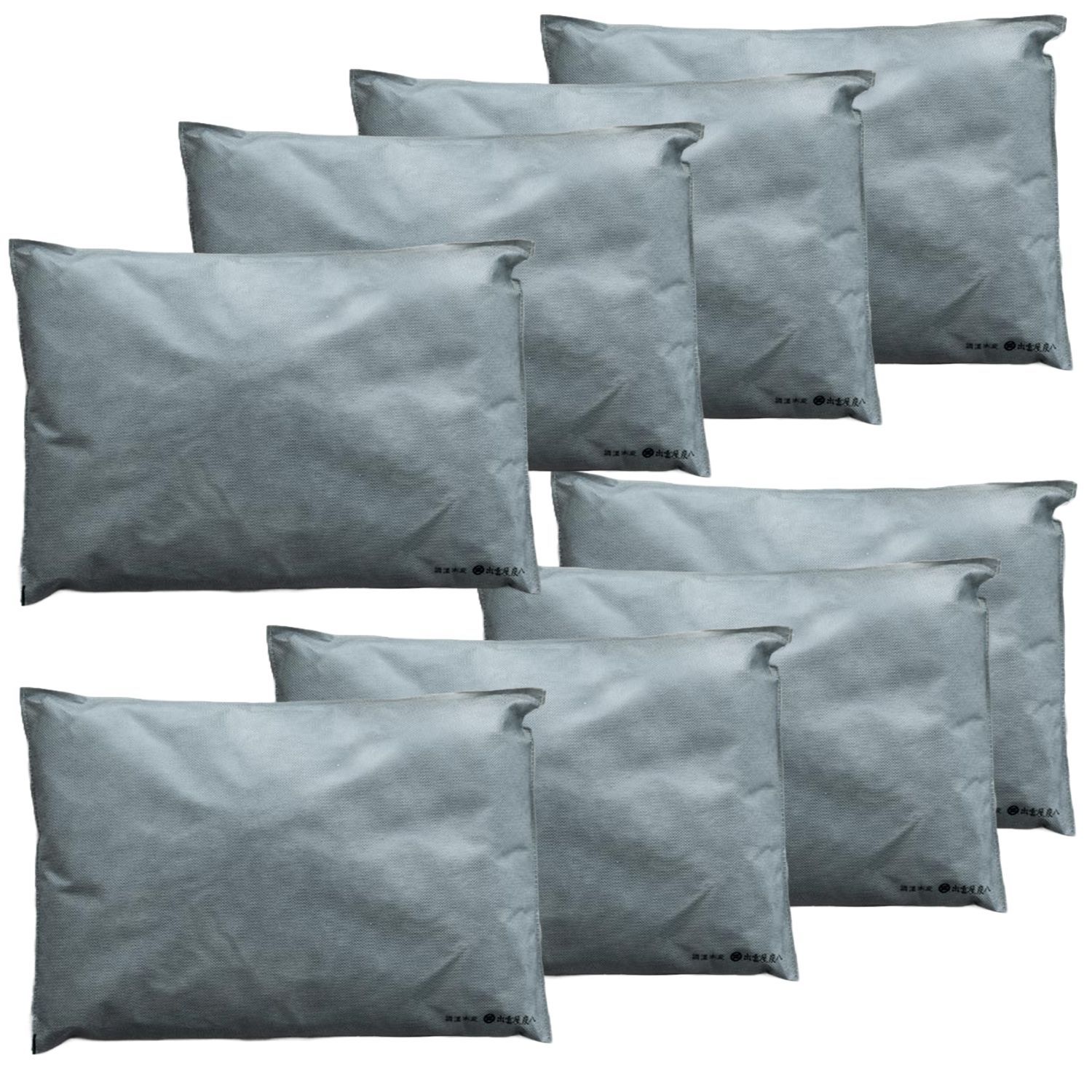 炭八 8L サイズ×8個セット ホワイト グレーよりお選び下さい 大容量 消臭 除湿 調湿木炭 出雲カーボン 湿気 臭い 対策 ダニ カビ アレルギー