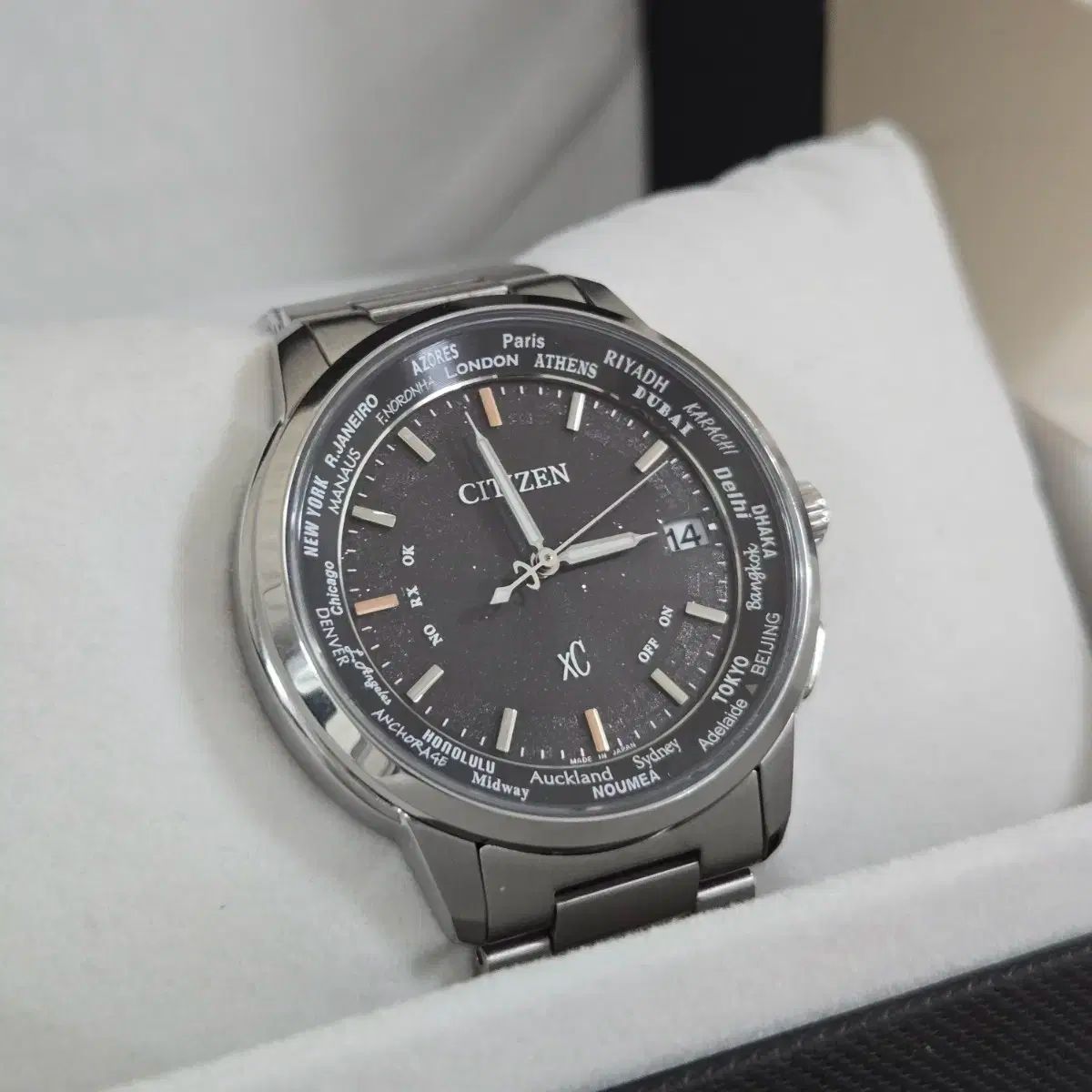 シチズン XC CB1020-62H ラジオコントロール エコ ドライブ 時計