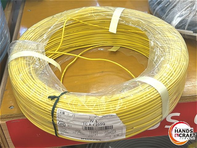 SFCC 1C×1.25sq IVキ線 残り約4.7㎏ 黄 1月製造