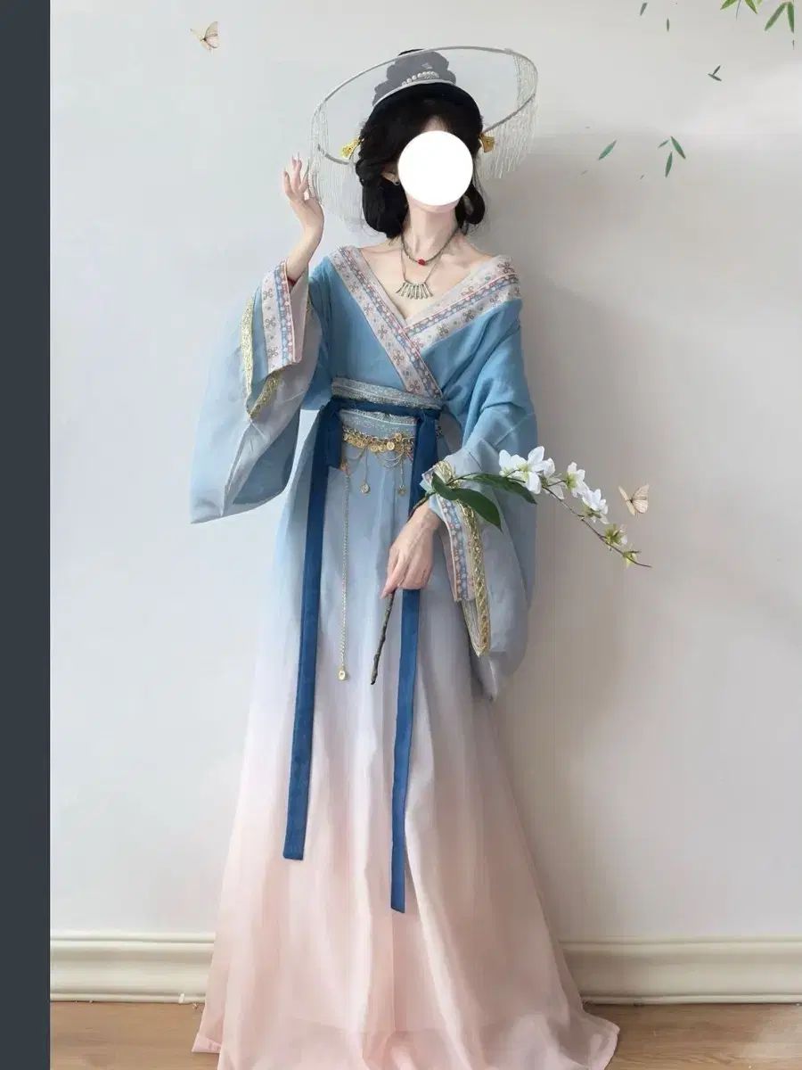 チマチョゴリ ウエスト ジン プリント ウエストまで来る ONE PIECE セット