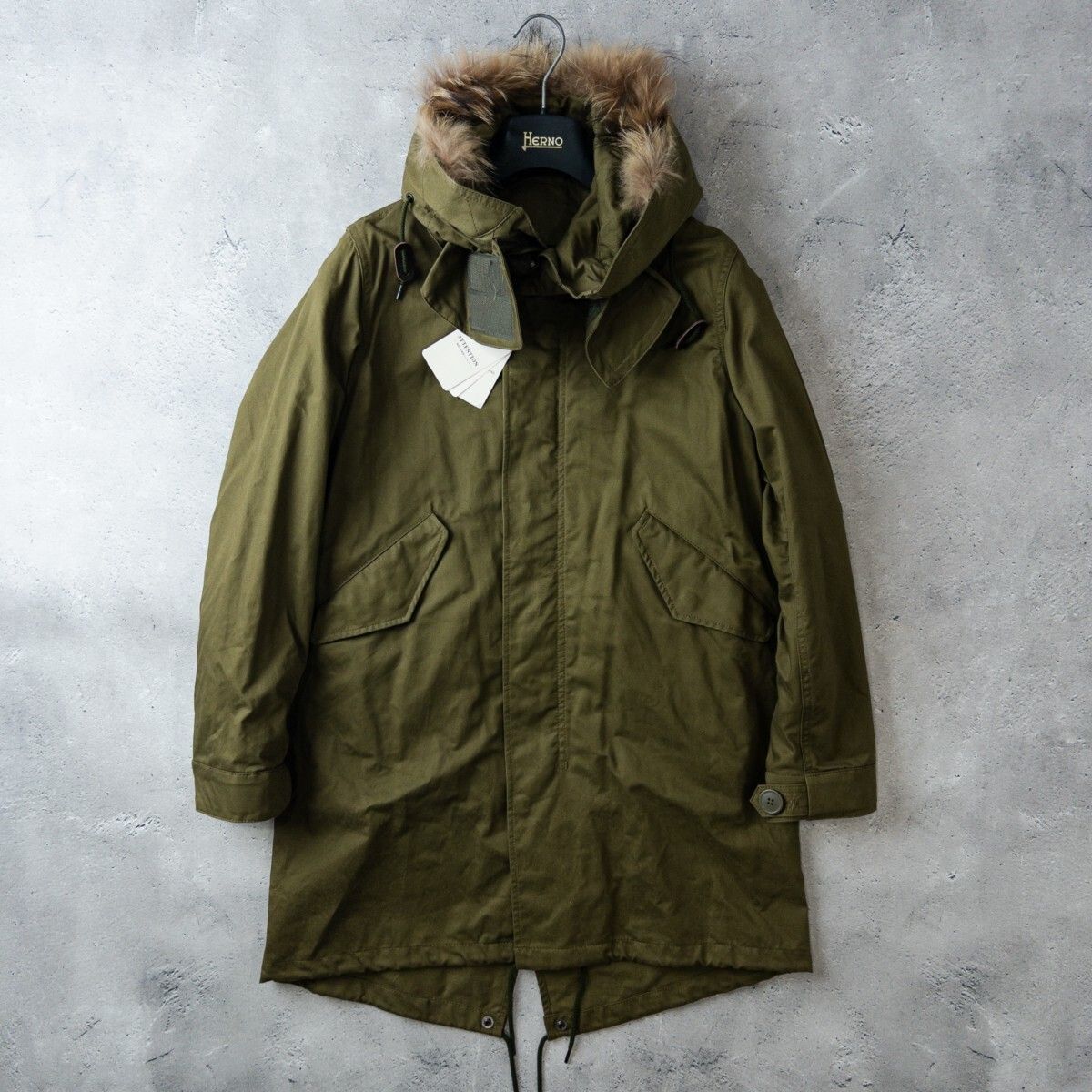 JOURNAL STANDARD ジャーナル M-65 フィッシュテール モッズコート メンズ M カーキ ミリタリー 秋冬 防寒