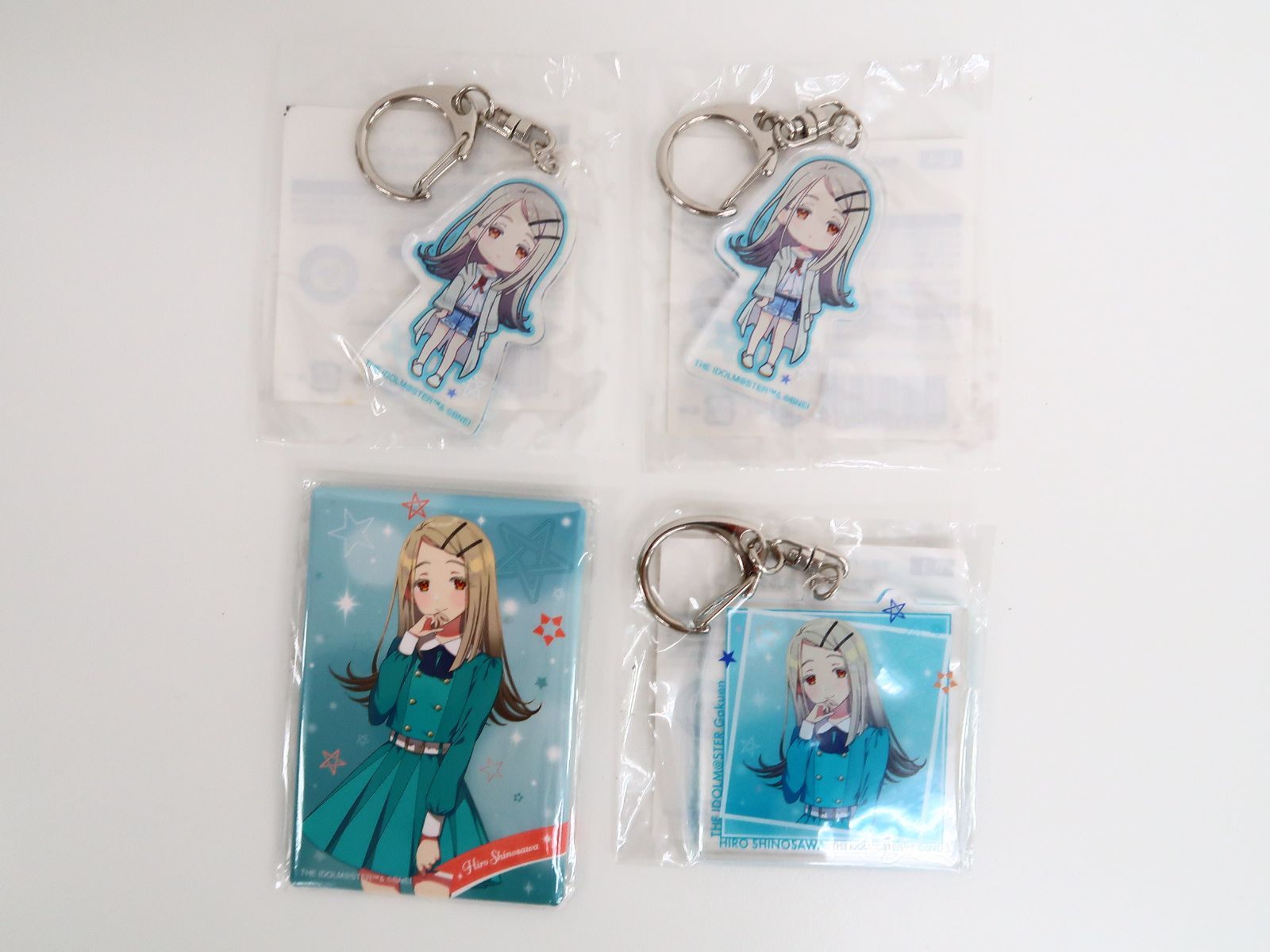 4点セット 学園アイドルマスター オンラインくじ 篠澤広/アクリル