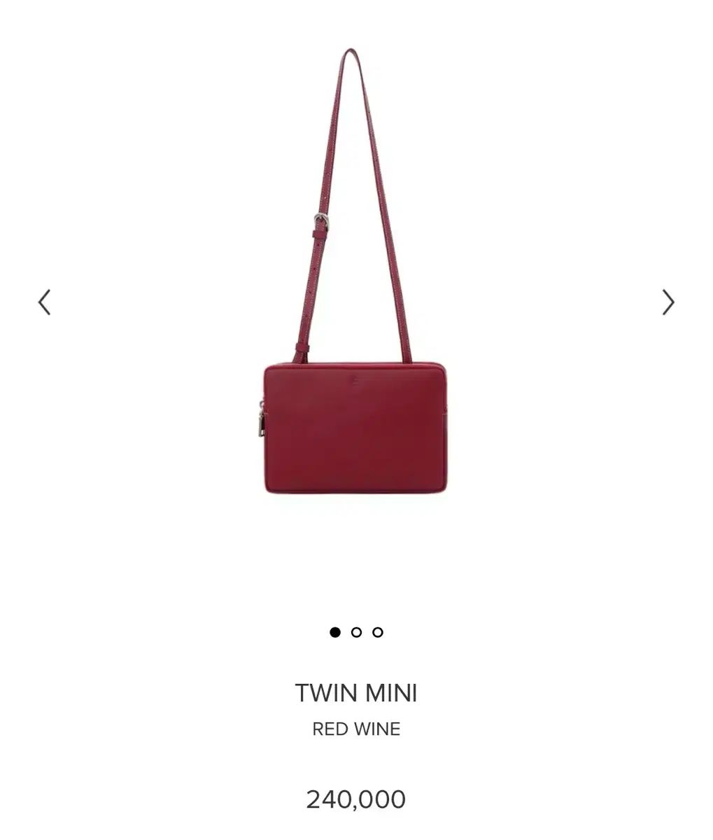 MINITMUTE ミニミュート トゥインバッグ ミニ ワインレッド