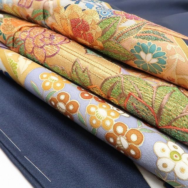  ❁tomihisa❁未着用 千總謹製 落款 金駒刺繍 着物 正絹 仕付け糸付 格式と重厚感で祝福を届ける 色留袖 7166 色留袖 着物