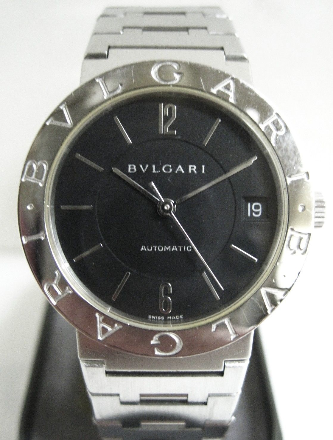 ブルガリ3針デートオートマBB 33 SS AUTO 日差5秒以内 自動巻